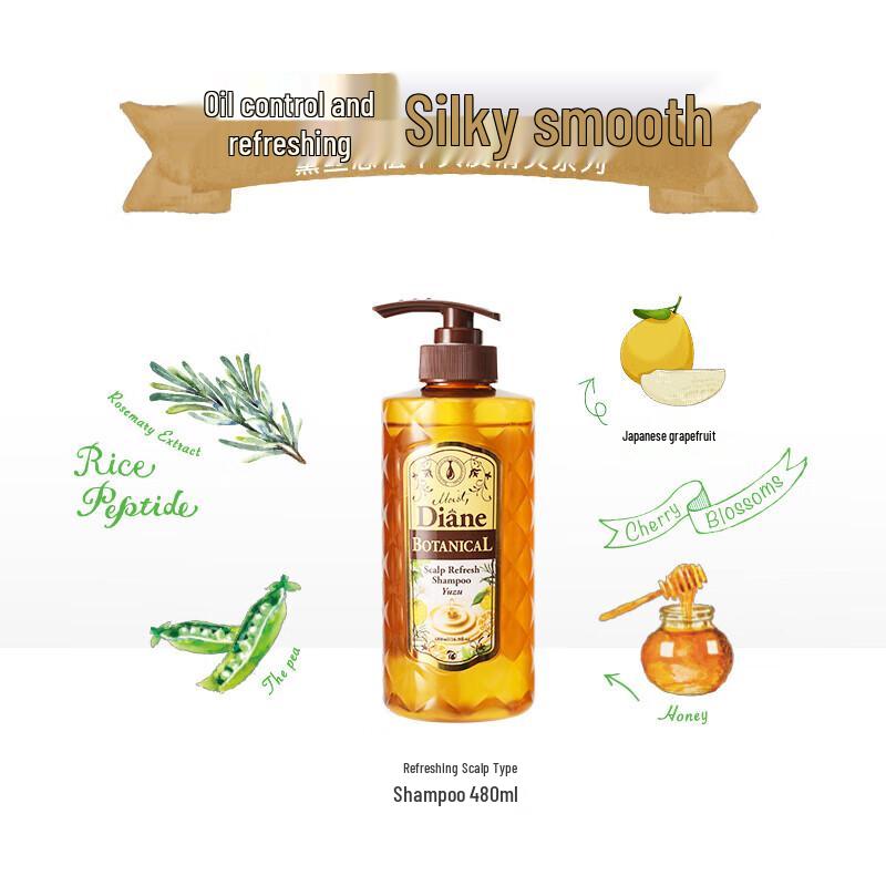 Шампунь Diane Botanical Refresh & Oil Control