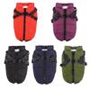 Large Pet Dog Jacket With Harness Winter Soft Warm Dog Clothes Labrador French Bulldog Waterproof Coat Outfit Vest For Dog S-4XL
