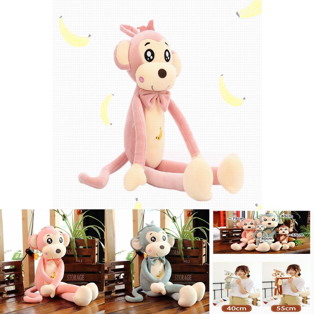 Трансграничная плюшевая игрушка Beibei Monkey, мягкая кукла, детский подарок на день рождения, оптовая продажа
