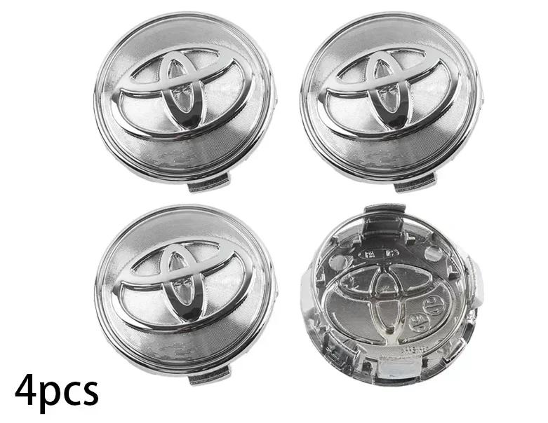 Hub Caps 4pcs 62mm Car Tyre Wheel Center Hub Cap Badge For Toyota Rav4 Yaris Hrv Hilux C-hr Prado Prius Avensis Corolla Camry ac