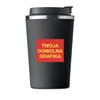 Kubek Termiczny Premium Twoją Dowolną Grafiką Nadrukiem Foto Czarny Kt_173