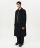 Insilence Mapel Cashmere Balmacaan Coat Black