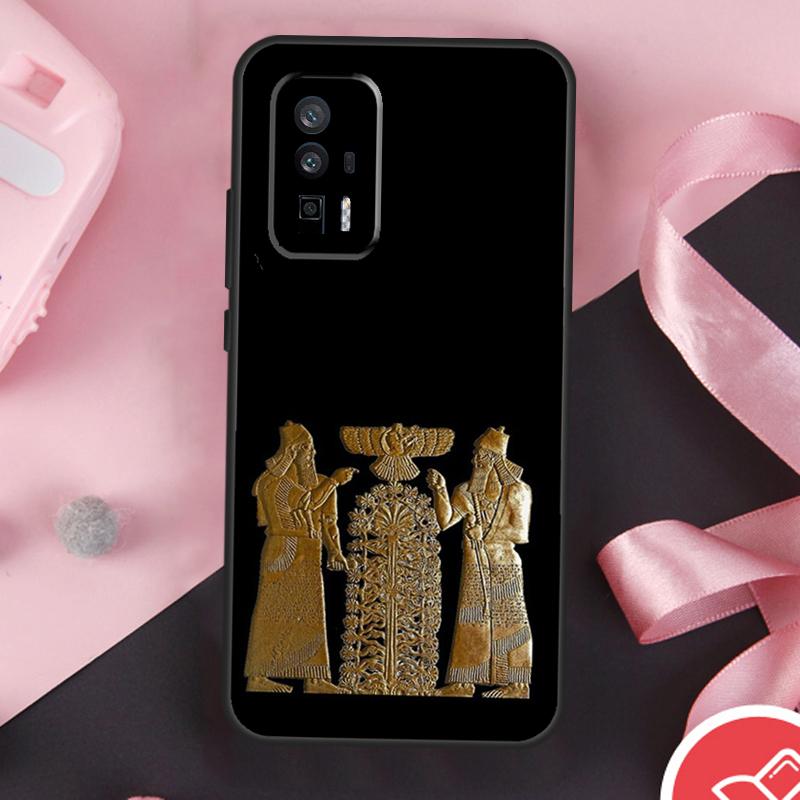 Lamassu Assyrian Mesopotamian Case For Xiaomi 13 14 Ultra 11T 12T 13T Pro 12 Lite POCO X6 Pro F5 M6 X5 X3 F3 M5s F6 Cover