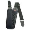 AIR CELL Strap for GuitarBass, Adjustable Length 104-126cm, Pad Width 7.5cm, ASG70N, Black