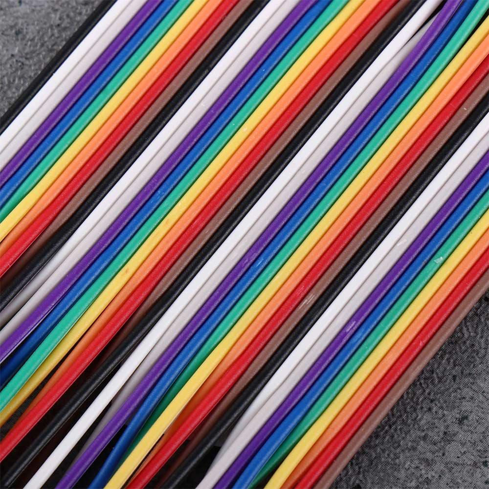 To Male DIY Breadboard 2.54mm Male To Female Connector Dupont Cable Jumper Wire Electronic Kit