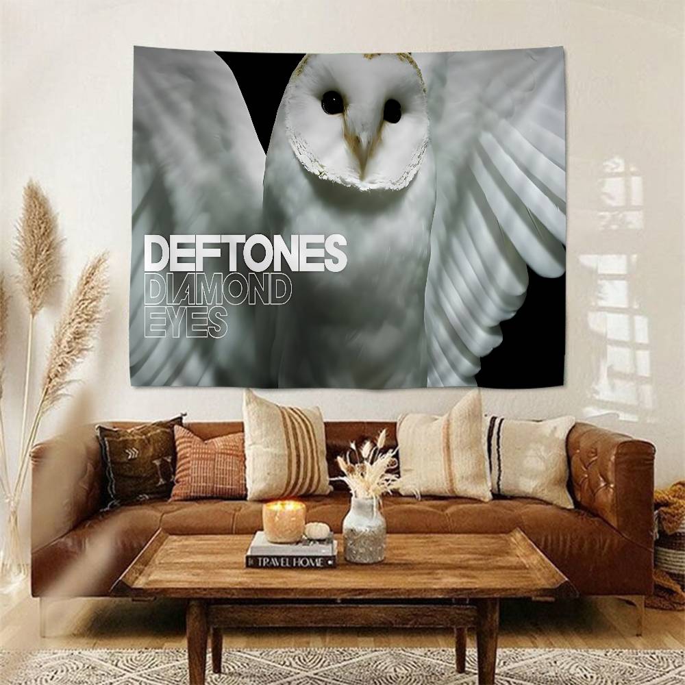 Band DDeftones Music DIY Wall Tapestry For Living Room Home Dorm Decor Wall Art Decor