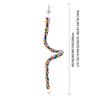 Colorful Parrot Rope Toy 40/80//105/200cm Parrot Stand Chewing Station Bird Perch for Cage  Parrot