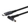 140 Вт PD USB Type C штекер постоянного тока 5,5x2,5 мм/5,5x2,1 мм/4,5x3,0 мм/6,0x3,7 мм/7,4x5,0 мм кабель для зарядки ноутбука