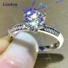 Классическое кольцо Lindon из медного сплава с цирконием, женские ювелирные изделия, свадебный подарок для вечеринки