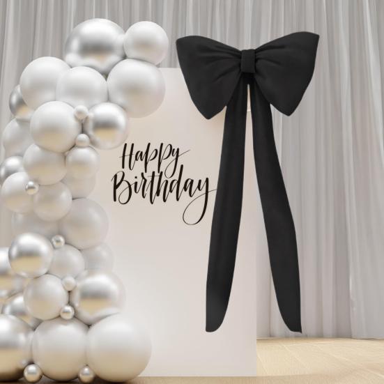 Yousheng 2 шт. Украшение в виде банта, фон для комнаты в тематике банта, декор для свадьбы, вечеринки по случаю дня рождения, помолвки, девичника, детского праздника, украшение для двери, стены