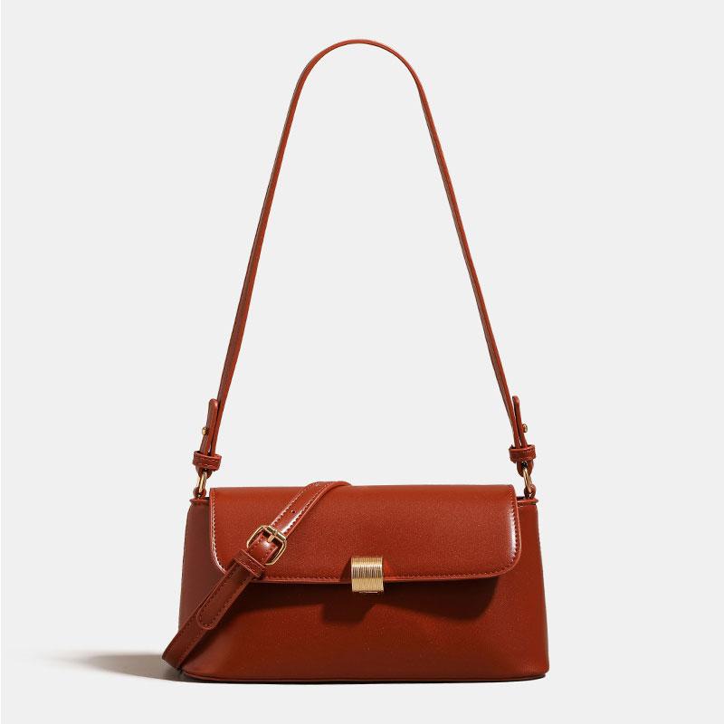 Women's Bag   PU Leather Shoulder Bag Designer Luxury Handbags Fashion Crossbody Rectangular Bags for Woman