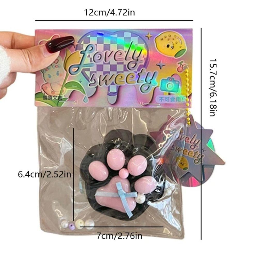 TPR Squeeze Cat Paw Vent Cat Claw Pinch Toy Безопасная кошачья лапа Медленно отскакивающая игрушка Декоративная