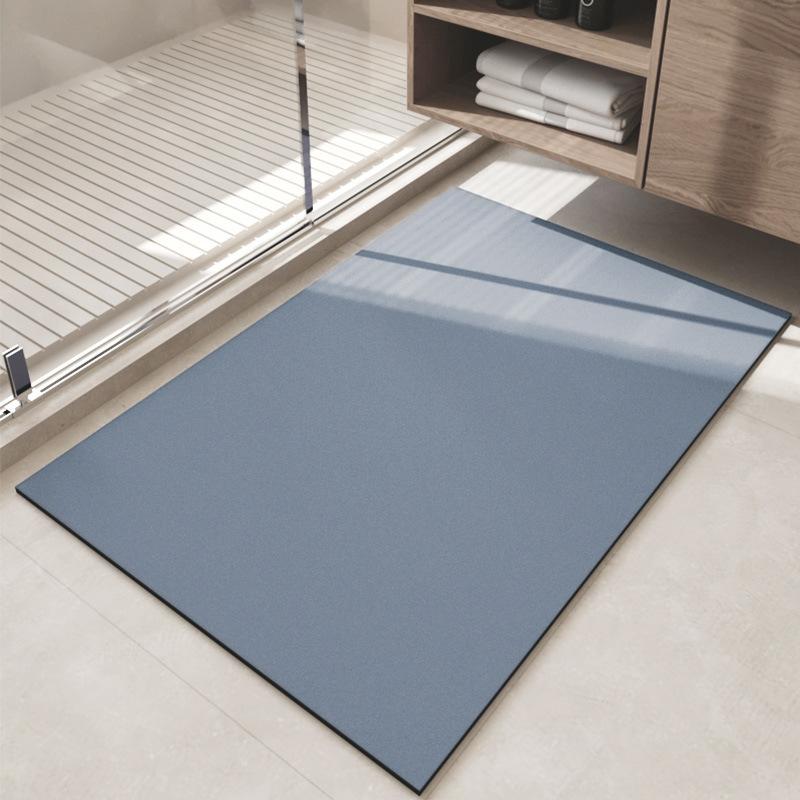 Простой коврик из диатомовой грязи, впитывающий коврик для ванной комнаты, нескользящий коврик для двери туалета, бытовой, легко сохнет, устойчив к падению