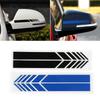 1PC Auto Car Sticker Non Fading Fashion Color Stripe Car Sticker Racing Strips Side Rear View Mirror Decor Decal Car Styling