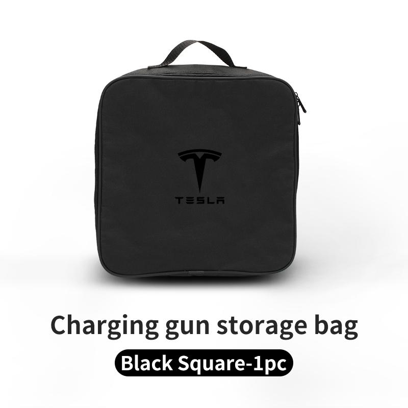 PAJL2 EV Car Valve Charging Cable Storage Box Electric Vehicle Charger Cables Carry Bag For Tesla Model 3 Y S X 2021 Roadster