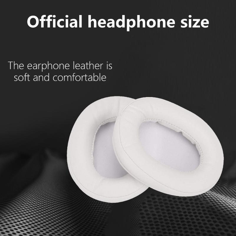 Comfortable Ear Cushions Soft Earphone Cover Protective Earcup Earpads for MSR7/M50X/M20/M40/M40X Replacement Earmuffs