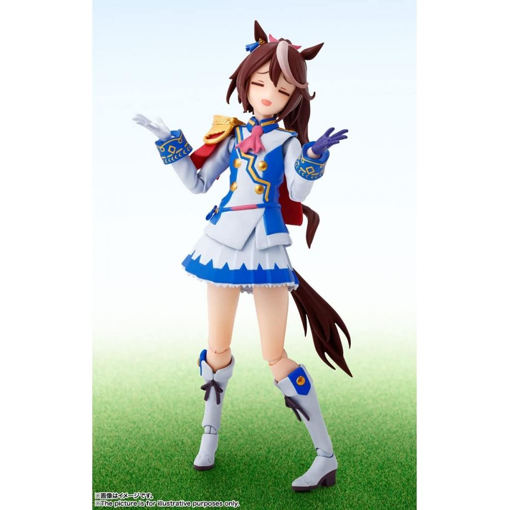 SHFiguarts Uma Musume Pretty Derby Tokai Teio приблизительно. 125 мм окрашенная подвижная фигурка из АБС и ПВХ