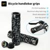 NPY Bicycle Grips Bike Handlebar Grips Non-slip Aluminum Double Lock Bicycle Handles MTB Cuffs Mountain Bike Grips