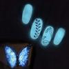 Glow In Dark Nail Glitter Powder DIY Manicure Tips Luminous Pigment Decoration
