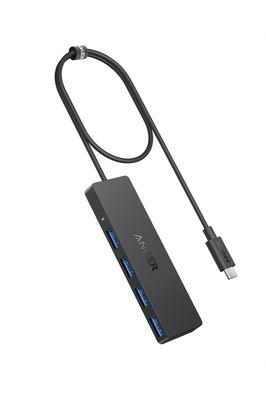 Кабель-концентратор данных Anker 60 см Высокоскоростная передача данных USB-порт USB-C (4-в-1, 5 Гбит/с) 3.0 USB-A MacBook/iMac/Surface/Windows