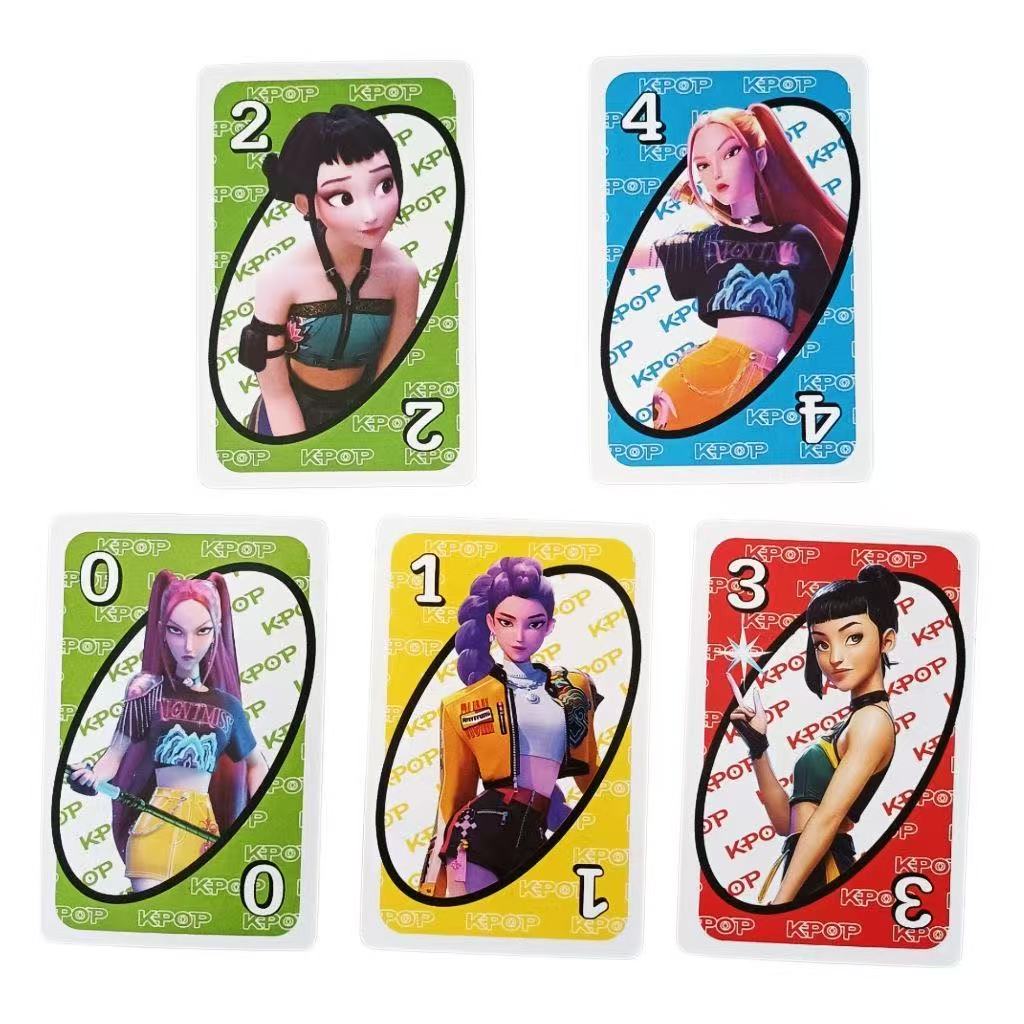 UNO Kpop Demon Hunters Card Game for Kids, Adults & Family with Deck Inspired by The Movie