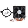 Quiet 4pin 6 Heatpipe CPU Cooler Dual Tower Air Cooling 800 2200 Revolution Heatpipe CPU Cooler