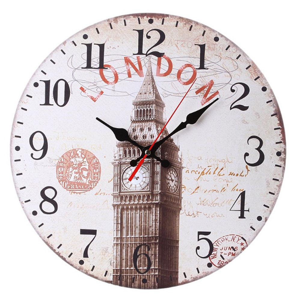 Wall Mounted Creat Wooden Clock Wood Carfts Design