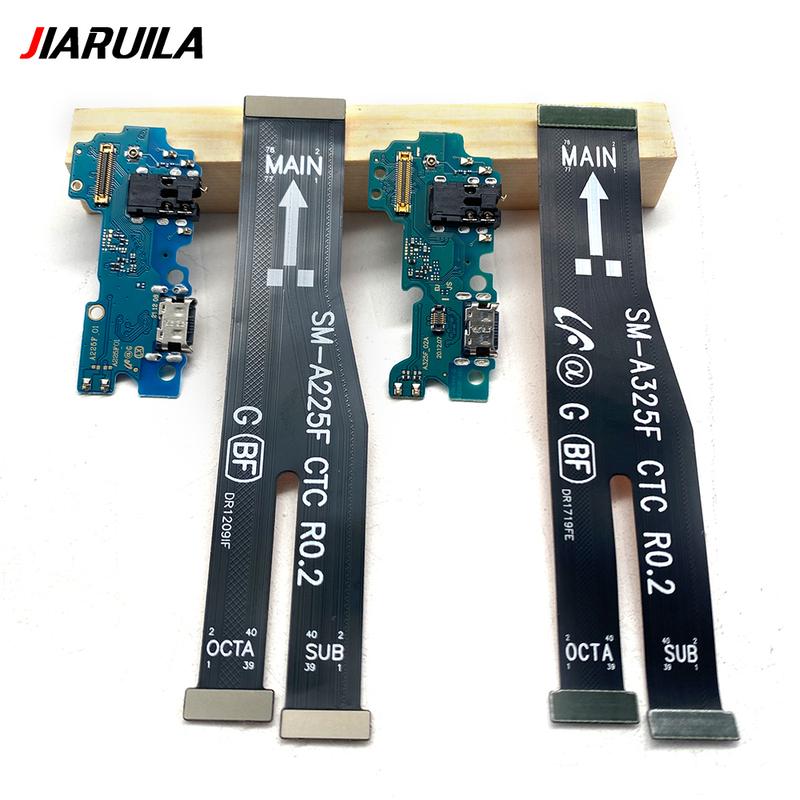 НОВЫЙ Проверенный Порт Зарядки USB Док-станция Зарядное Устройство Штекер Разъем Плата Основная Материнская Плата Гибкий Шлейф Запчасти Для Samsung A22 A32 4G A42 5G