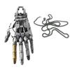 Robot Hand Pendant Movable Finger Joints Mechanical Bionic Hand Pendant Robot Hand Charm Jewelry for Men/Women