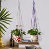 Подвеска для растений комнатная настенная корзина-кашпо из хлопковой веревки для цветочных горшков подвесные держатели для растений домашние украшения