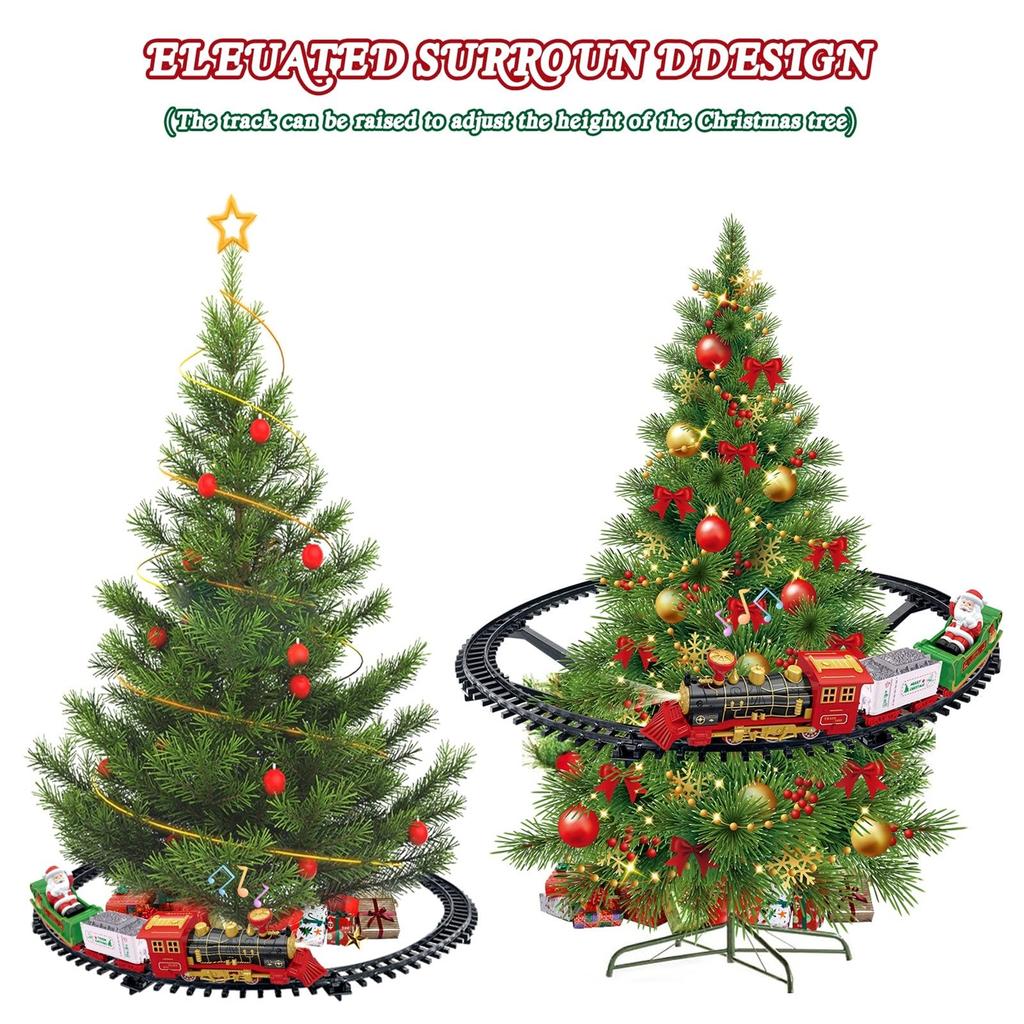 Подвесной рождественский поезд набор рождественский поезд игрушка для мальчиков девочек