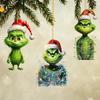 1/7 шт. Рождественские елочные украшения мультфильм зеленый эльф дерево подвесное украшение акриловое рождество