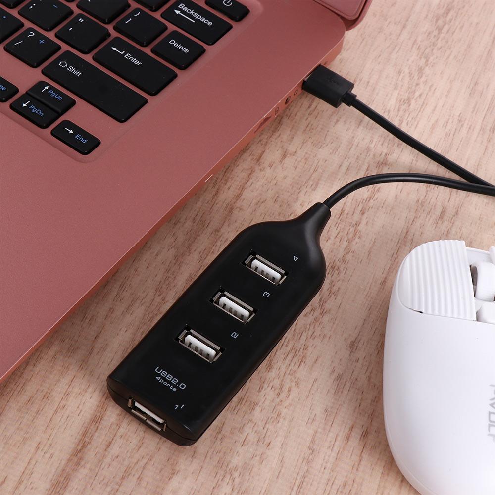 Computer Accessories Hub Adapter Notebook Receiver USB Splitter Multiple Expander 4 Port USB 2.0 Hub Power Adapter USB Hub