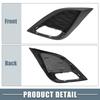ABSOPRO Front Left Fog Light Grille Cover Part Number for Mazda Trim, BBN250C21C, 3, 2010-2011