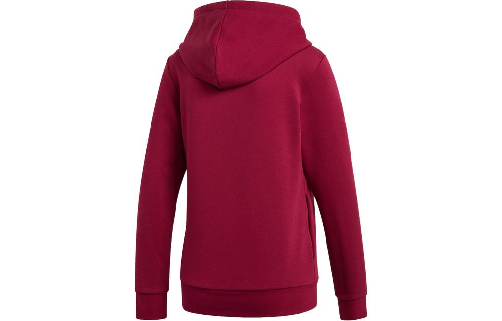 Women's Adidas Sweatshirts Women's Red Hooded Moderate Regular