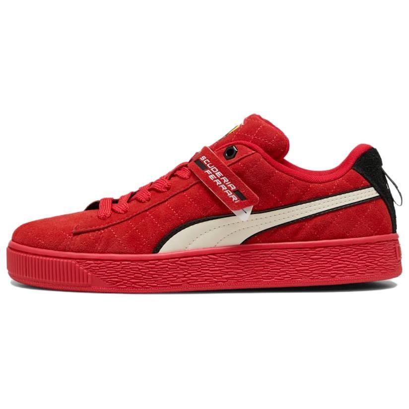 Puma Замша XL Герой Scuderia Ferrari Rosso Corsa Теплый Белый 308798-02
