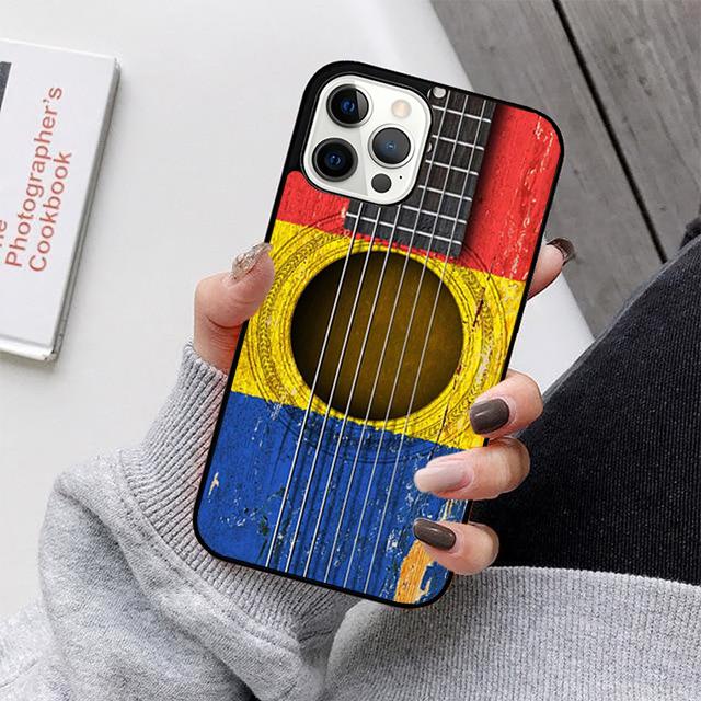 Чехол для телефона с флагом Румынии для iPhone 17 Air 16 15 14 13 12 11 Pro Max Plus Max Cover Shell coque
