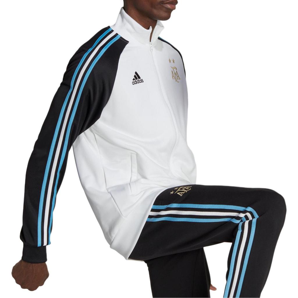 adidas Спортивная куртка сборной Аргентины по футболу, мужская верхняя одежда, белая HF3955