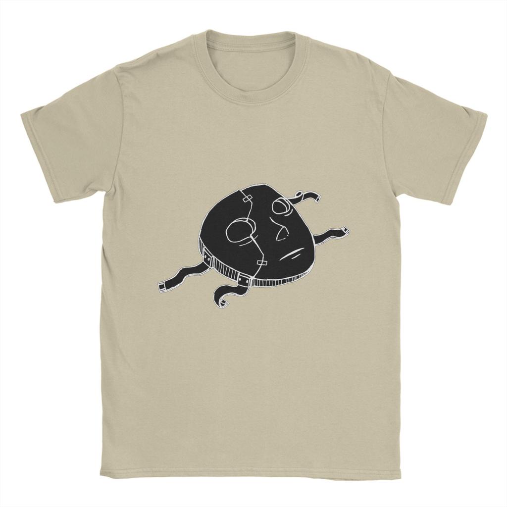 Футболка из 100% хлопка с дизайном маски Салли для мужчин, пляжная уличная одежда, футболки с круглым вырезом, модные футболки, топы оверсайз с принтом