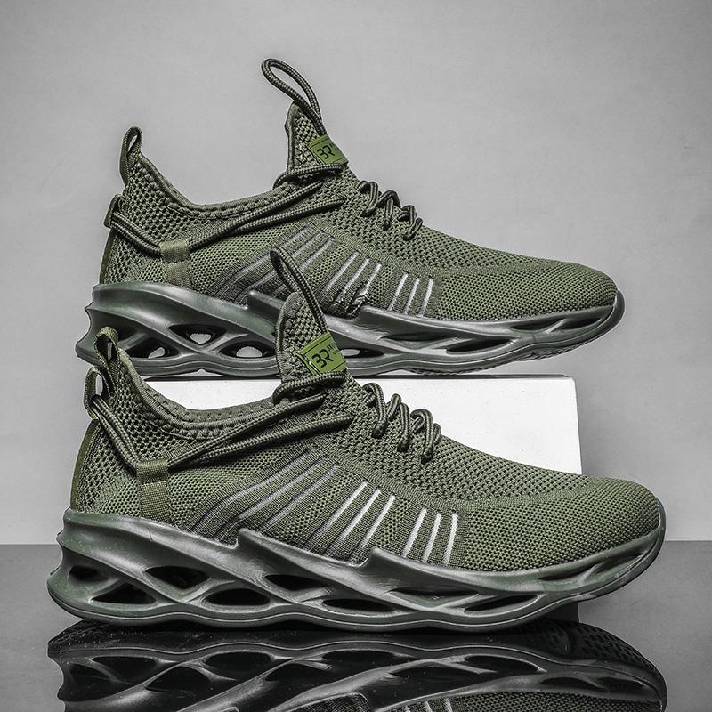 Men Sneakers Breathable Shoes Outdoor Comfortable Couples Red Shoes