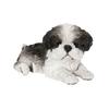 Woovia Relax Shih Tzu Black and White X 13 X Doll Figure Ornament Animal Garden Decoration Dog 22.5 12.3cm H21152-2