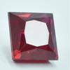 CERTIFIED Natural 18.10 Carat Pigeon Blood Red Ruby Square Shape Loose Gemstone SU-853