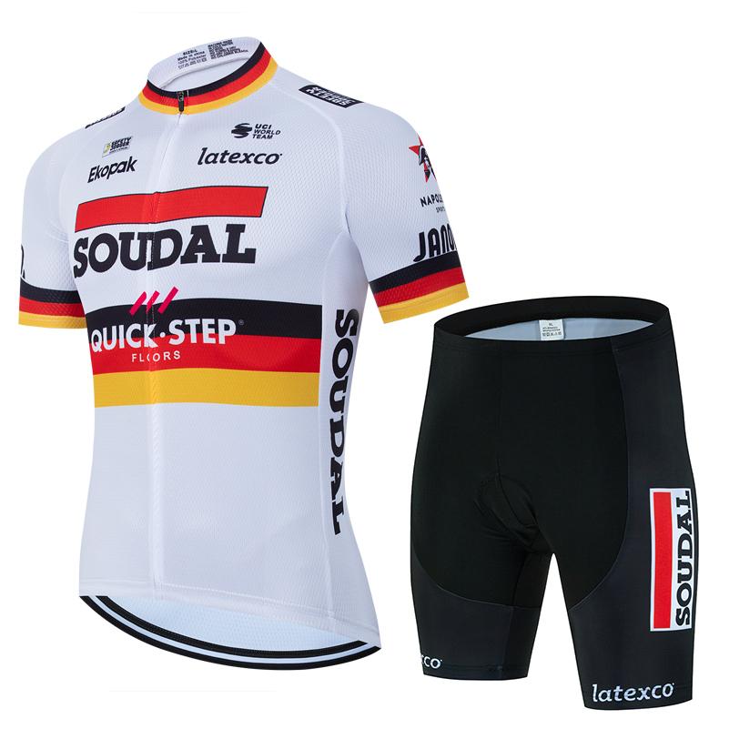 2025 SOUDAL Quick Step Велосипедные комплекты одежды Велосипедная одежда для MTB С короткими рукавами Велосипедная одежда Ropa Ciclismo Hombre Maillot