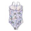 Molo [26ss] 9 10 Years Purple Butterfly Uv Swim Suit Akis9sw023