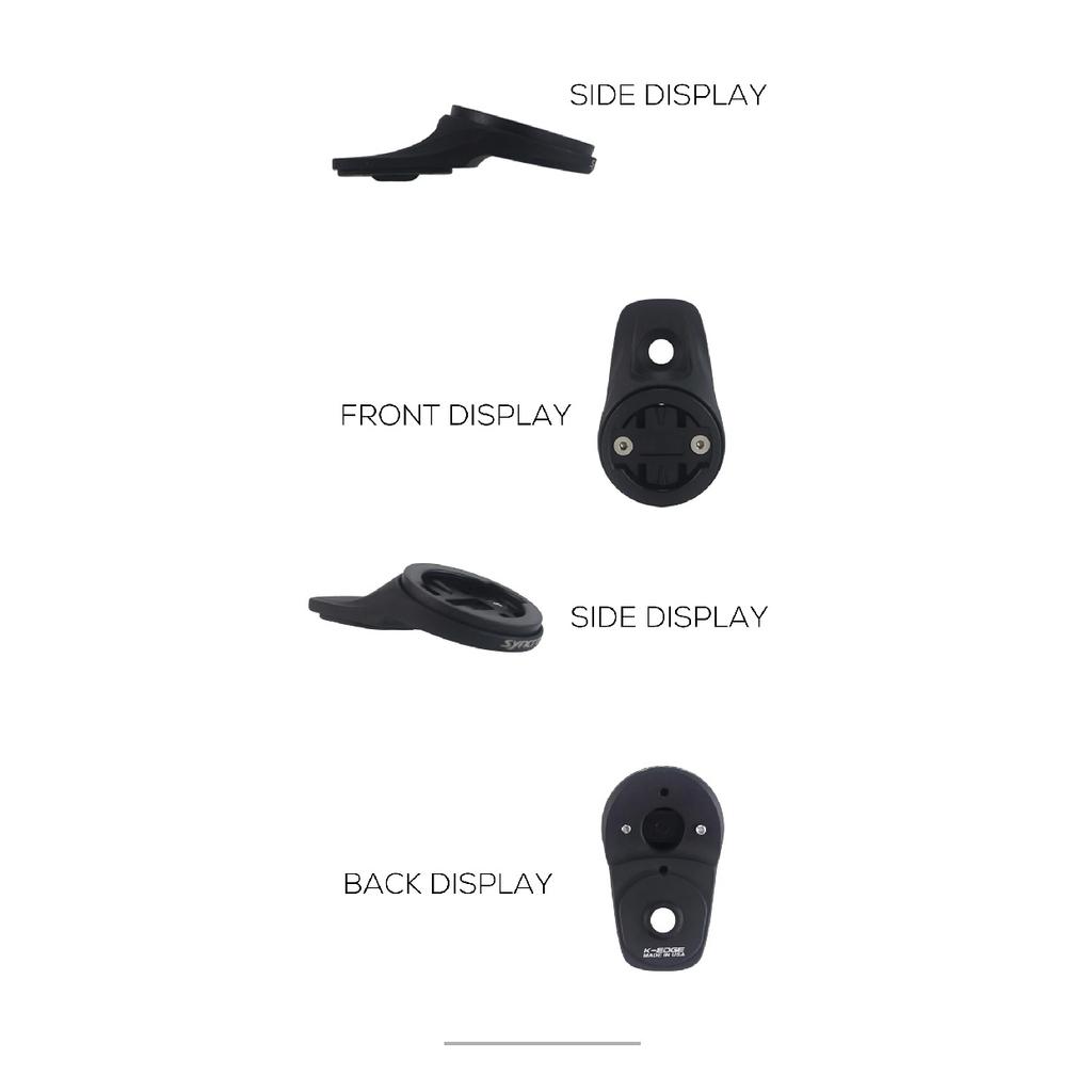 Syncros 10°down Computer Mount for Garmin, Wahoo, Bryton, Fraser Ic, Sl, Wc, DC, XC Handlebars, Cockpit Xc Stem, 1.5, 2.0