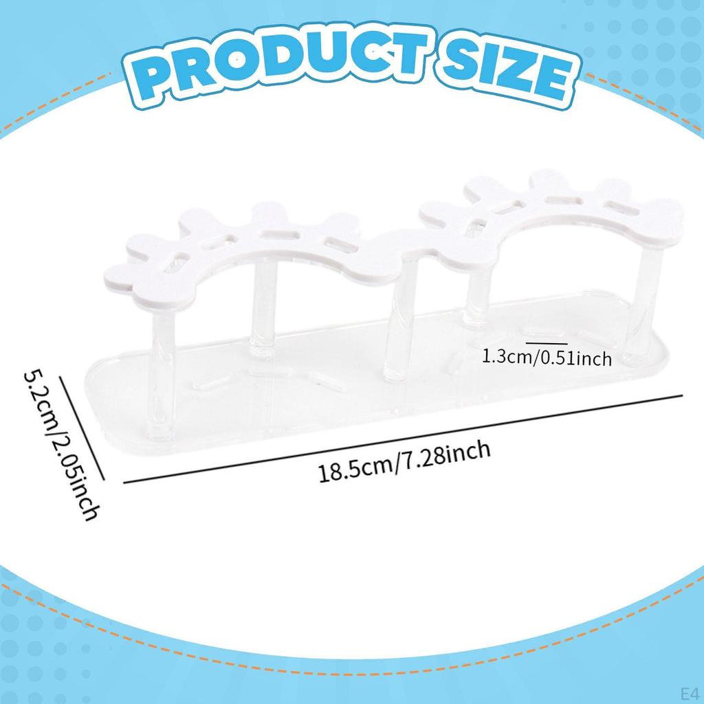 Eyelash Extension Tweezers Holder Double Slots Supplies Organizer Stand