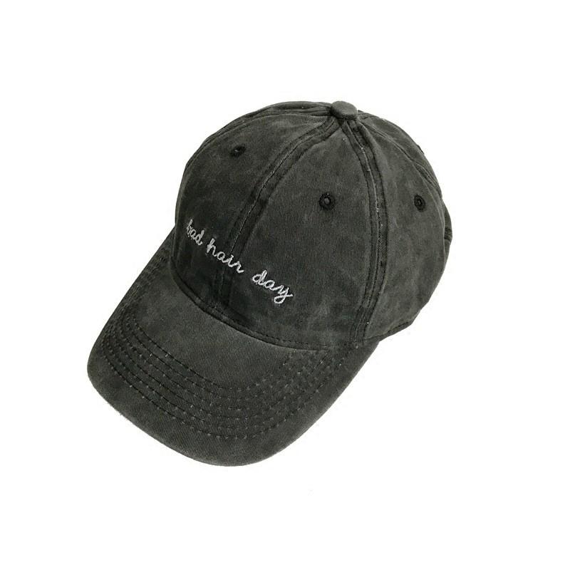 Wide Embroidered Fashionable Brim Baseball Cap For Men And Women