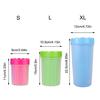 1Pc Pet Plastic Foot Wash Cup S L XL Large Size Silicone Brush Dog Cat Clean Foot Mud Removable Cleaning Foot