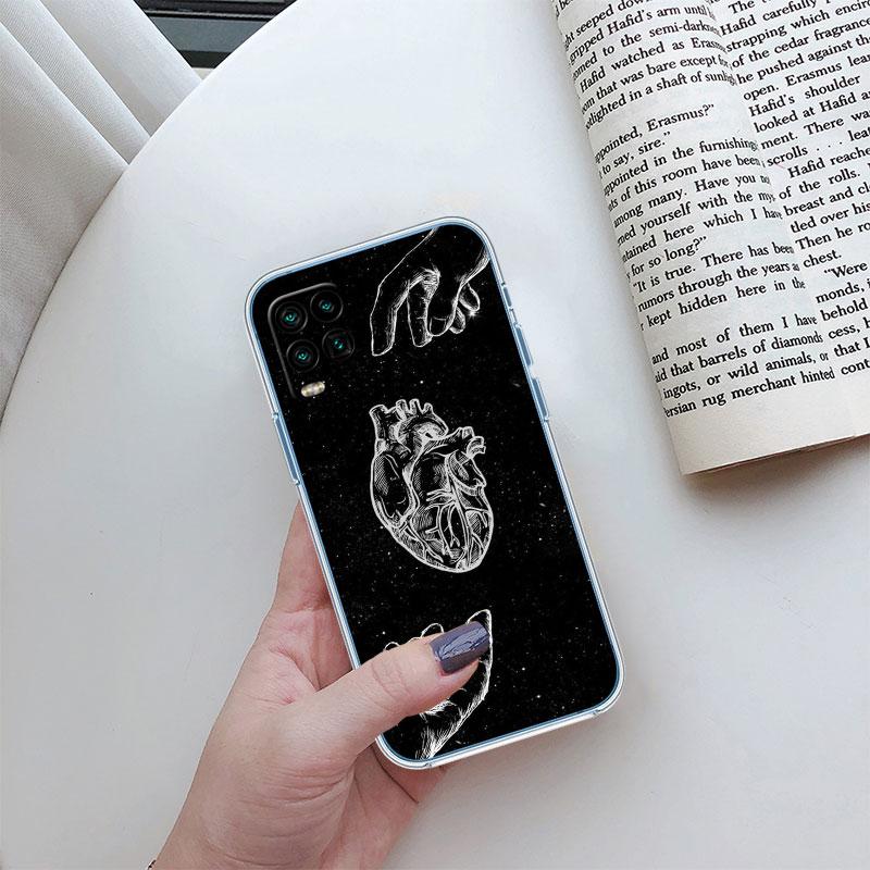Прозрачный чехол для телефона Calm Heart Art для Motorola Moto G10 G20 G30 G31 G32 G34 G35 G41 G42 G50 G51 G52 G55 G60 G60S
