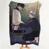 Comic T The Tree W Without Roots  Flannel  Blanket Suitable for Sofa Living Room Bedroom